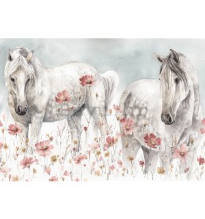 Vlies foto tapeta: Horses - 368x254 cm