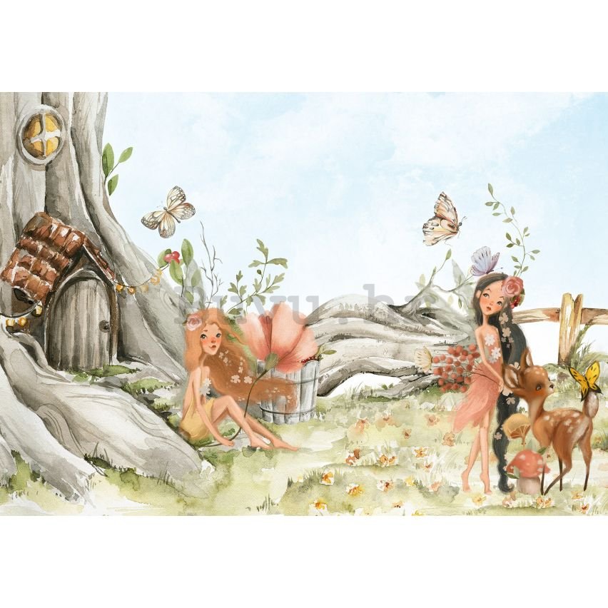 Vlies foto tapeta: For kids fairytale fairy - 152,5x104 cm